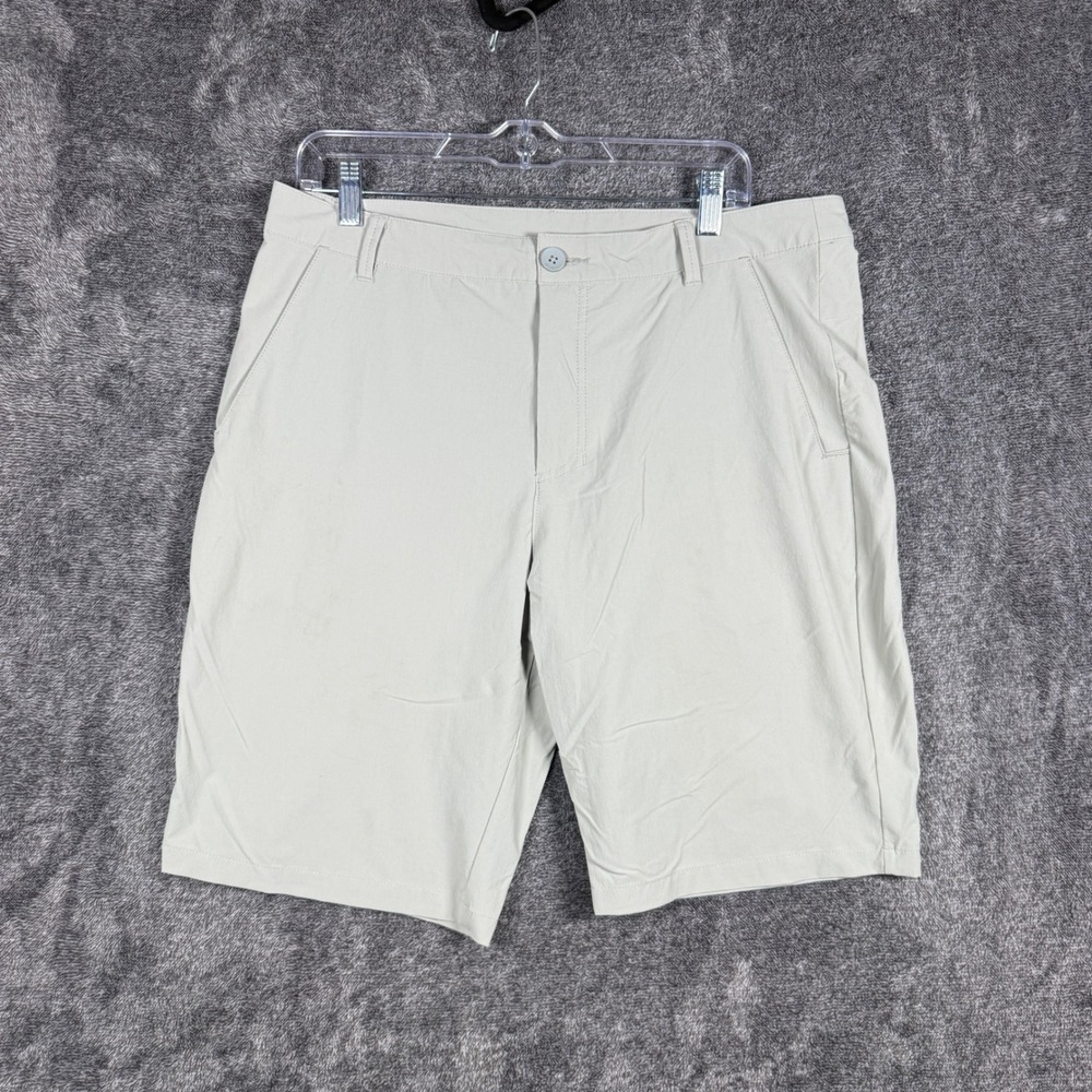 Oakley Mens Regular Fit Performance Golf Shorts Gray Size 34 3157